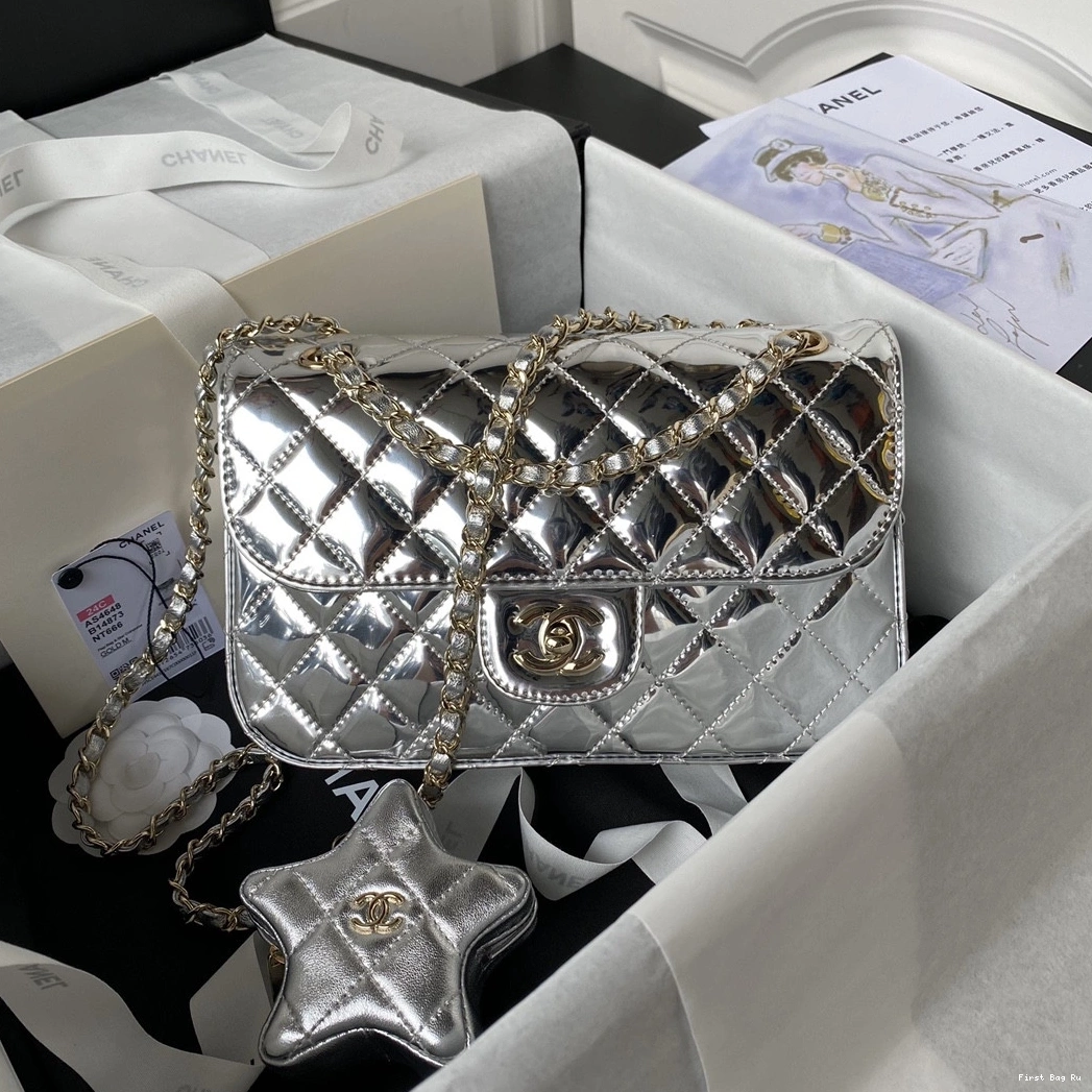 FLAP BAG & CHANEL COIN PURSE STAR 0730